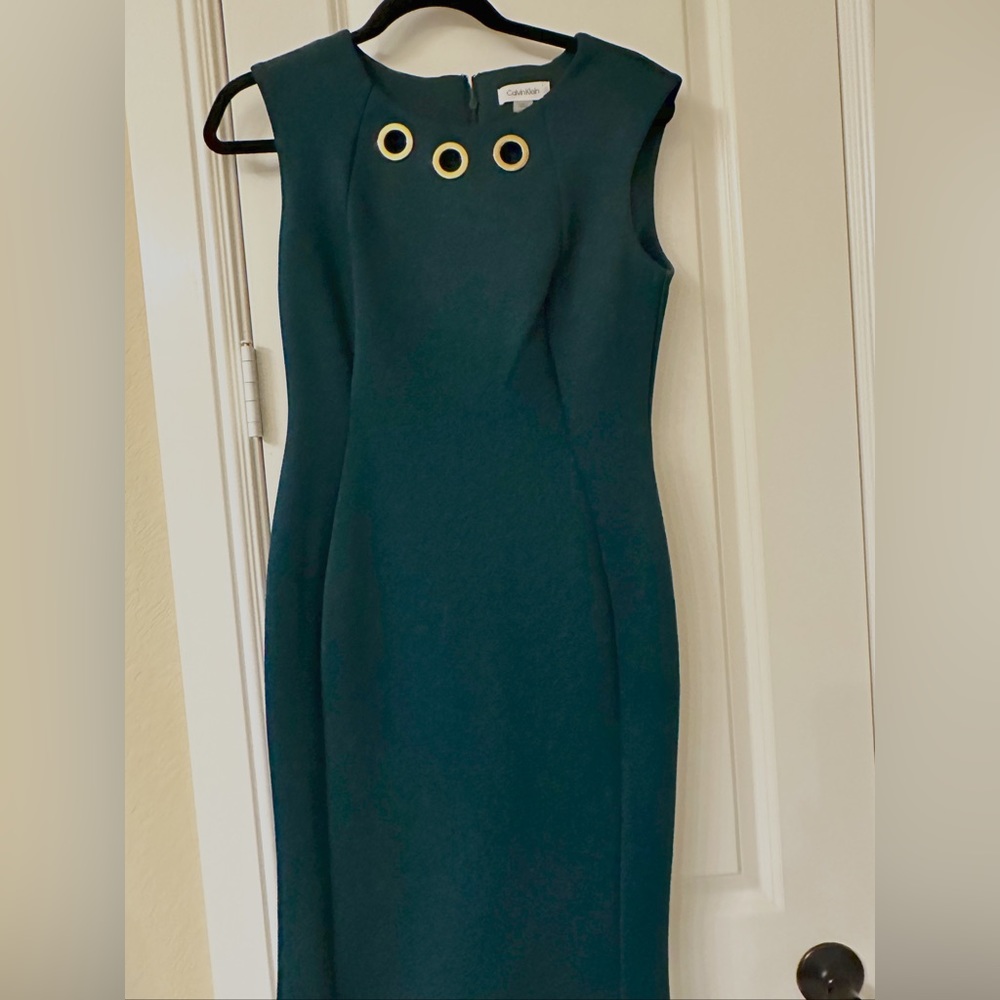 Hunter Green Calvin Klein Dress
